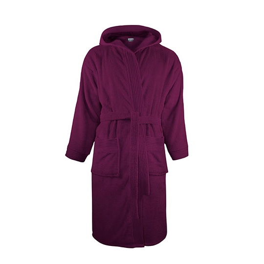 Szlafrok Oversize Bawelna Frotte TH1095 - Plum