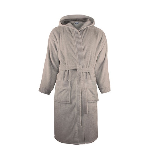 Szlafrok Oversize Bawelna Frotte TH1095 - Taupe