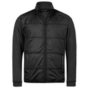 Kurtka Hybrydowa Slim Poliester Elastan TJ09110 - Black & Black