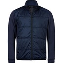 Kurtka Hybrydowa Slim Poliester Elastan TJ09110 - Navy & Navy