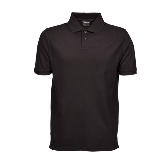 Koszulka Polo Klasyczna Gruba Bawelna Pique TJ1400N - Black