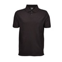 Koszulka Polo Klasyczna Gruba Bawełna Pique TJ1400N - Black