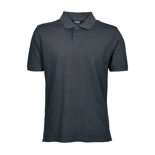 Koszulka Polo Klasyczna Gruba Bawelna Pique TJ1400N - Dark Grey (Solid)