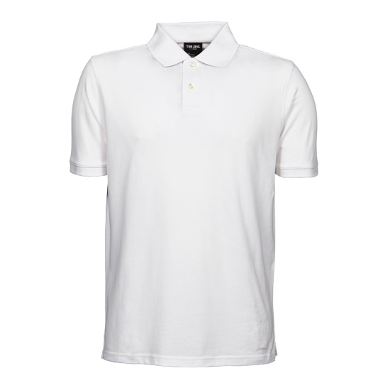 Koszulka Polo Klasyczna Gruba Bawelna Pique TJ1400N - White
