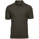 Polo Męskie Slim Organiczna Bawełna Elastan TJ1405 - Dark Olive