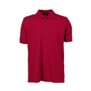 Polo Męskie Slim Organiczna Bawełna Elastan TJ1405 - Deep Red