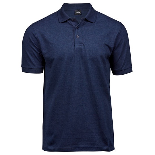 Polo Meskie Slim Organiczna Bawelna Elastan TJ1405 - Denim