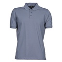 Polo Męskie Slim Organiczna Bawełna Elastan TJ1405 - Flint Stone