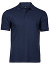 Polo Męskie Slim Organiczna Bawełna Elastan TJ1405 - Navy