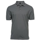 Polo Męskie Slim Organiczna Bawełna Elastan TJ1405 - Powder Grey