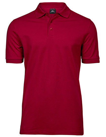 Polo Meskie Slim Organiczna Bawelna Elastan TJ1405 - Red