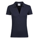 Polo Damskie Dopasowane Organiczna Bawełna TJ1409 - Navy