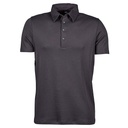 Koszulka Polo Męska Slim Fit Bawełniana Interlock TJ1440 - Dark Grey (Solid)