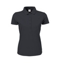 Koszulka Polo Damska Dopasowana Bawełna Organiczna TJ145 - Dark Grey (Solid)