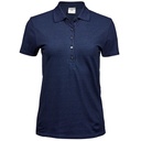 Koszulka Polo Damska Dopasowana Bawełna Organiczna TJ145 - Denim