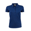 Koszulka Polo Damska Dopasowana Bawełna Organiczna TJ145 - Indigo