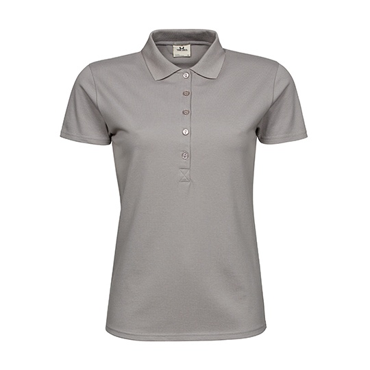 Damskie polo slim TJ145 - Stone