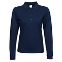 Damskie polo slim TJ146 - Navy