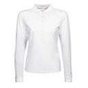 Damskie polo slim TJ146 - White