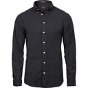Koszula Meska Dopasowana Oxford Stretch TJ4000 - Black