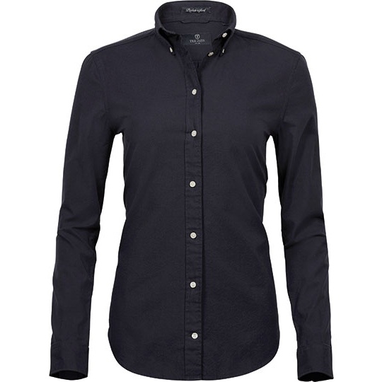 Koszula Damska Dopasowana Oxford TJ4001 - Black
