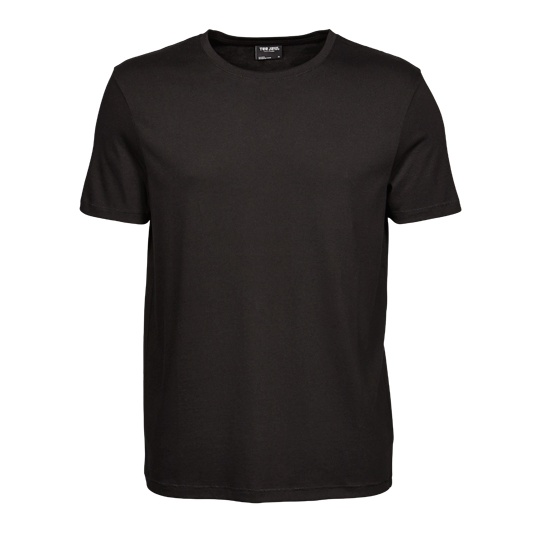 T-shirt Meski Slim Organiczna Bawelna TJ5000 - Black