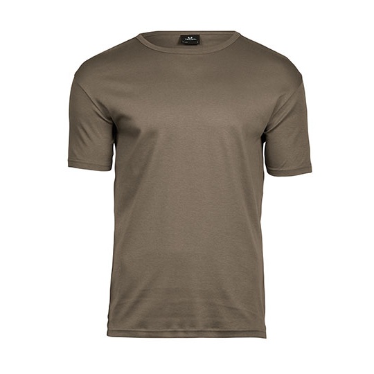 T-shirt Meski Slim Bawelna Organiczna Interlock TJ520 - Clay