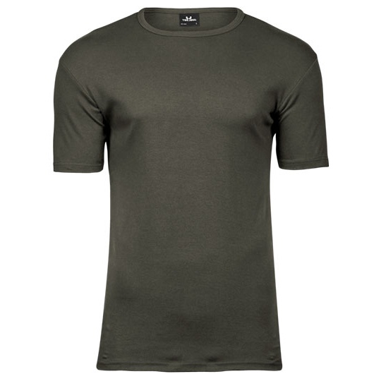 T-shirt Meski Slim Bawelna Organiczna Interlock TJ520 - Deep Green