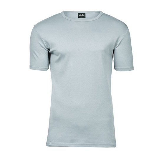 T-shirt Meski Slim Bawelna Organiczna Interlock TJ520 - Ice Blue