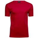 T-shirt Męski Slim Bawełna Organiczna Interlock TJ520 - Red