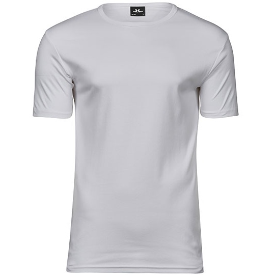T-shirt Meski Slim Bawelna Organiczna Interlock TJ520 - White