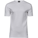 T-shirt Męski Slim Bawełna Organiczna Interlock TJ520 - White