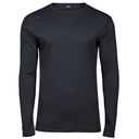 Koszulka Meska Slim Bawelna Organiczna Interlock TJ530 - Dark Grey (Solid)