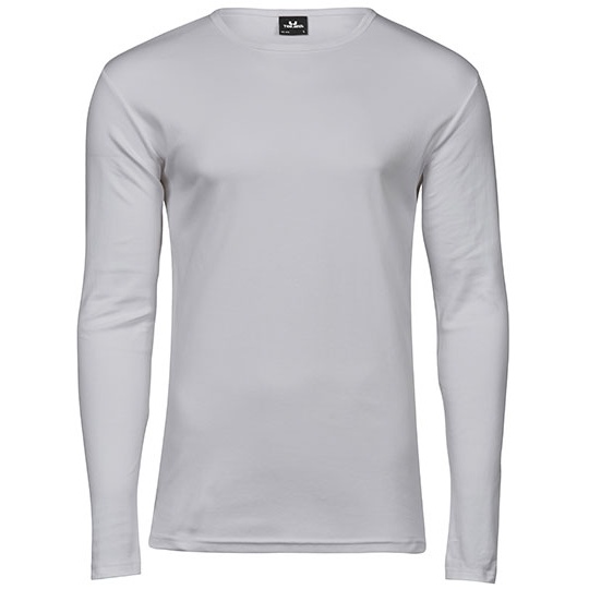 Koszulka Meska Slim Bawelna Organiczna Interlock TJ530 - White
