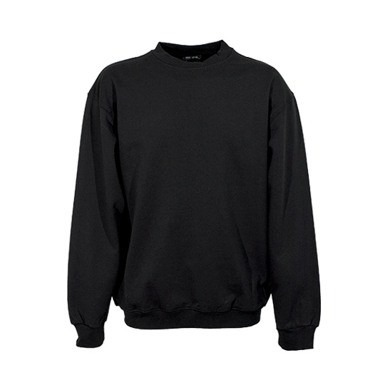 Bluza Klasyczna Bawelna Czesana Szczotkowana TJ5429 - Black