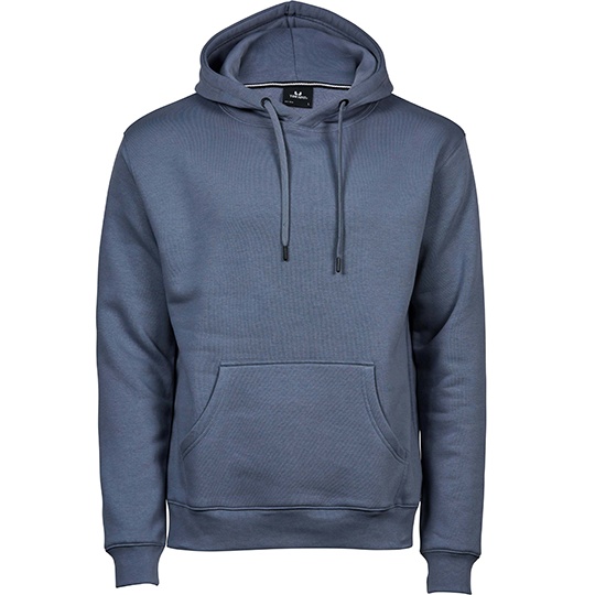 Bluza z Kapturem Klasyczna Bawełniana Szczotkowana TJ5430 - Flint Stone