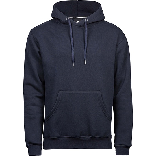 Bluza z Kapturem Klasyczna Bawelniana Szczotkowana TJ5430 - Navy