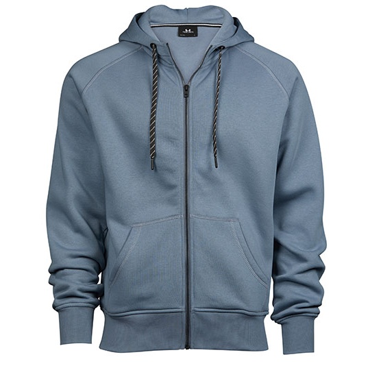 Bluza Meska na Zamek Kaptur Bawelniana Szczotkowana TJ5435N - Flint Stone
