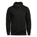 Bluza Dresowa Bawełniana Z Zamkiem TJ5438 - Black