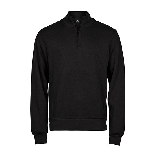 Bluza Półgolf Interlock Bawełna Czesana TJ5506 - Black
