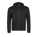Bluza Interlock z Kapturem na Zamek TJ5508 - Black