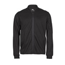 Bluza Sportowa Z Zamkiem Bawełna Czesana TJ5704 - Black