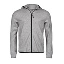 Bluza z kapturem na zamek Bawełna Czesana TJ5706 - Heather Grey