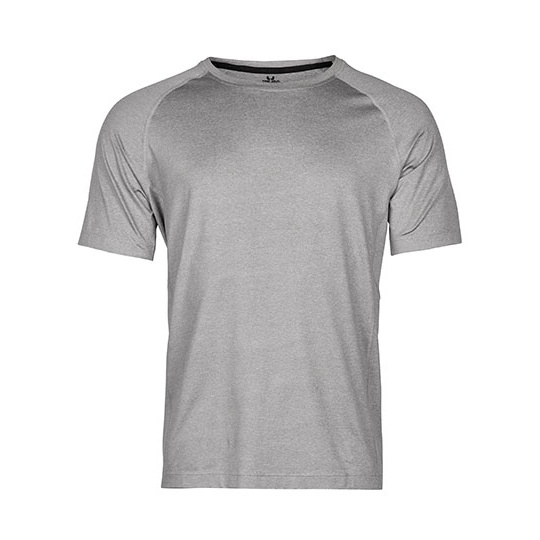 Męska koszulka sportowa Slim TJ7020N - Grey Melange