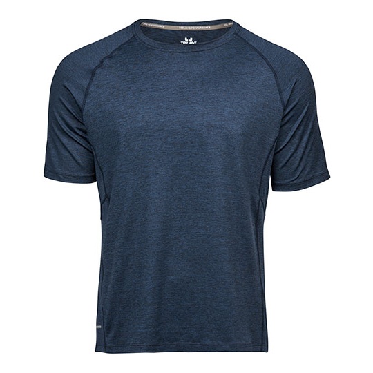 Koszulka Męska Sportowa Szybkoschnąca TJ7020N - Navy Melange