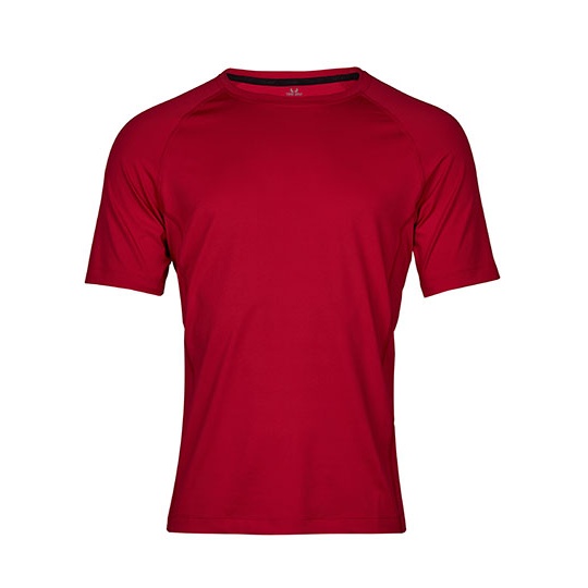 Męska koszulka sportowa Slim TJ7020N - Red