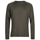 Koszulka Sportowa Długi Rękaw Slim Mikropoliester CoolDry TJ7022 - Deep Green