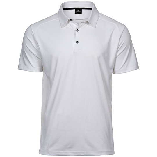 Polo Meskie Slim Poliester CoolDry TJ7200 - White