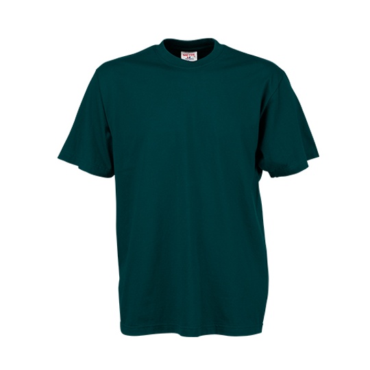 T-shirt Meski Klasyczny Bawelniany TJ8000 - Dark Green