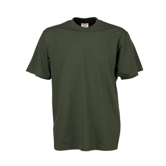 T-shirt Meski Klasyczny Bawelniany TJ8000 - Olive